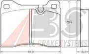 OEM Brake Pads/ABS 36133