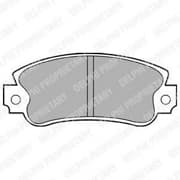 OEM BRAKE PAD AXLE SET LP509