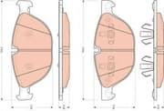 OEM PAD KIT, DISC BRAKE GDB1728