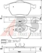 OEM Brake Pads/ABS 37133