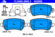 OEM PAD KIT, DISC BRAKE 13046028682