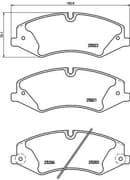 OEM PAD KIT, DISC BRAKE P44022