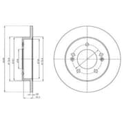 OEM BRAKE DISC (DOUBLE PACK) BG4310