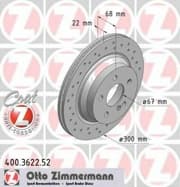 OEM DISC BRAKE ROTOR 400362252