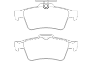 OEM PAD KIT, DISC BRAKE C2Y32648ZA