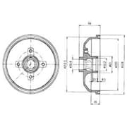 OEM BRAKE DRUM BF293