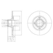 OEM SINGLE DISC BEARING & ABS RING BG9033RS