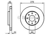 OEM BS MITSUBISHI GALANT 0986479140