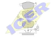 OEM A6 PA 98-01 AUDI,VW,BRAKE PAD 181362