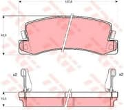 OEM PAD KIT, DISC BRAKE GDB1168