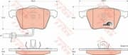 OEM BRAKE PAD SET/AUDI-A4/A6 GDB1554