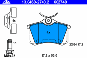 OEM PAD KIT, DISC BRAKE 13046027402