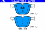 OEM BRAKE PAD SET REAR BMW E70,E71,X5,X6/8CYL 13046072602