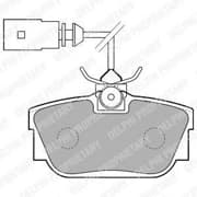 OEM BRAKE PAD AXLE SET LP1733