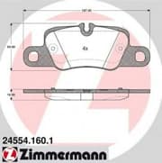 OEM PAD KIT, DISC BRAKE 245541601