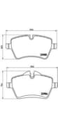 OEM PAD KIT, DISC BRAKE P06051