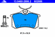 OEM PAD KIT, DISC BRAKE 13046028862