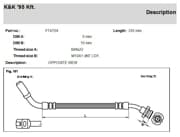 OEM HOSE ASSY, WINDSHIELD WASHER FT4724