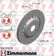 OEM BRAKE DISC REAR BMW F10, F06, F12/M5/RH 150291070