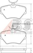 OEM PAD KIT, DISC BRAKE 36867