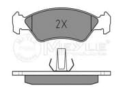 OEM DISC BRAKE PAD SET 0252310217