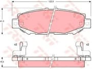 OEM PAD KIT, DISC BRAKE GDB1185