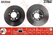 OEM DISC BRAKE ROTOR DF2556