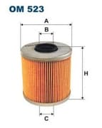 OEM OIL FILTER FOR OPEL OM523