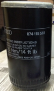 OEM OIL FILTER 074115561