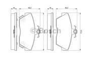 OEM BREMSBELAG 0986424244