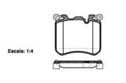 OEM PAD KIT, DISC BRAKE 141300