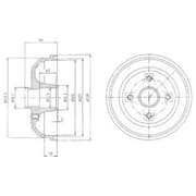 OEM BRAKE DRUM BF471