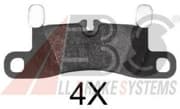 OEM Brake Pads/ABS 37850