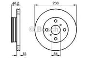 OEM BREMSSCHEIBE 0986478385