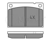 OEM DISC BRAKE PAD SET 0252015316