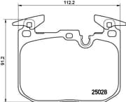 OEM PAD KIT, DISC BRAKE P06088