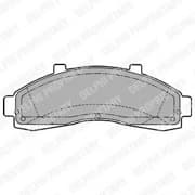 OEM BRAKE PAD AXLE SET LP1625