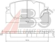 OEM Brake Pads/ABS 37356