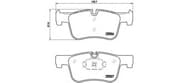 OEM PAD KIT, DISC BRAKE P06070