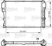 OEM RADIATOR ENGINE COOLING/W221 735298