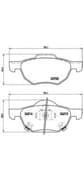 OEM PAD KIT, DISC BRAKE P28036