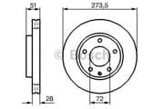 OEM BREMSSCHEIBE 0986479016