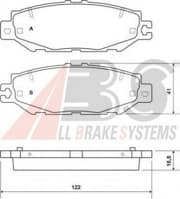 OEM Brake Pads/ABS 36922