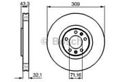 OEM BREMSSCHEIBE 0986479027