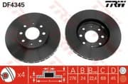 OEM BRAKE ROTOR DF4345