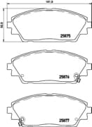 OEM PAD KIT, DISC BRAKE P49050