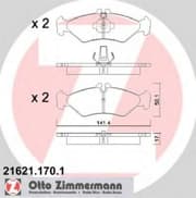 OEM PAD KIT, DISC BRAKE 216211701