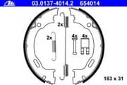 OEM BRAKE SHOE SET DB W163/JEEP ML 03013740142