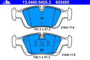 OEM PAD KIT, DISC BRAKE 13046054052