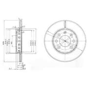 OEM BRAKE DISC (DOUBLE PACK) BG3658